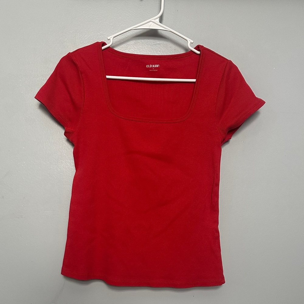 Red Basic Old Navy T-Shirt